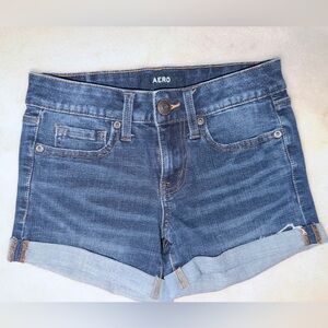 Aeropostale Blue Jean Shorts